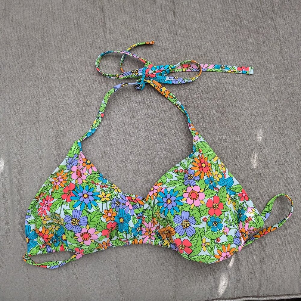 Plus Size Floral Bikini